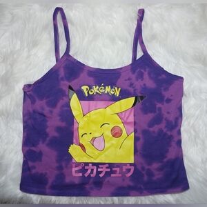 Purple Pokémon Pikachu Tank Top